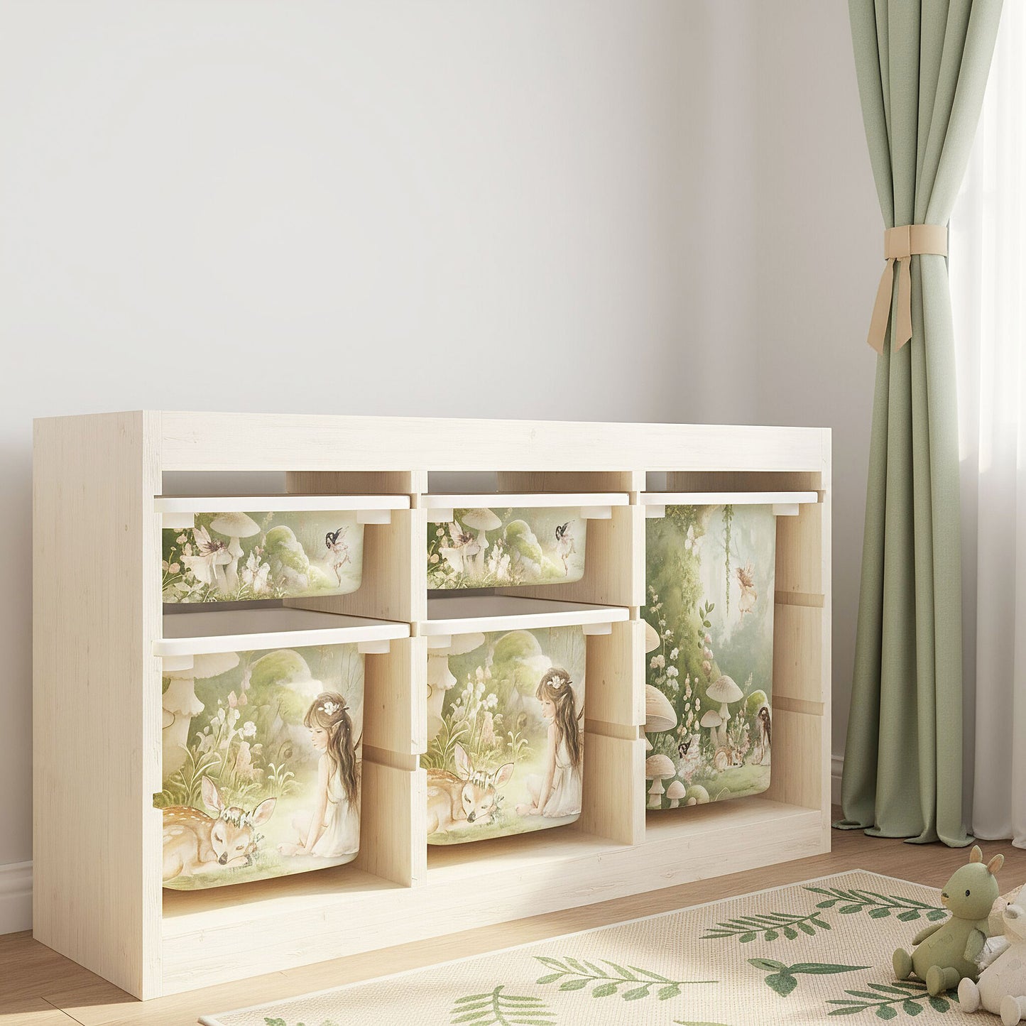 Möbelfolie für IKEA Trofast - Feenwald