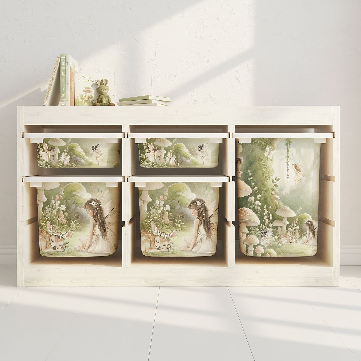 Möbelfolie für IKEA Trofast - Feenwald