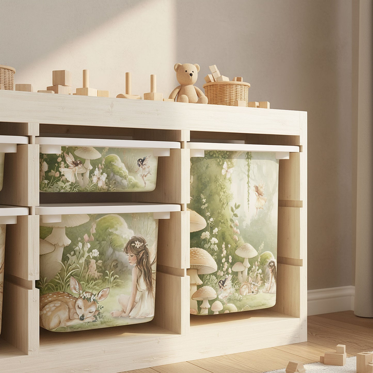 Möbelfolie für IKEA Trofast - Feenwald