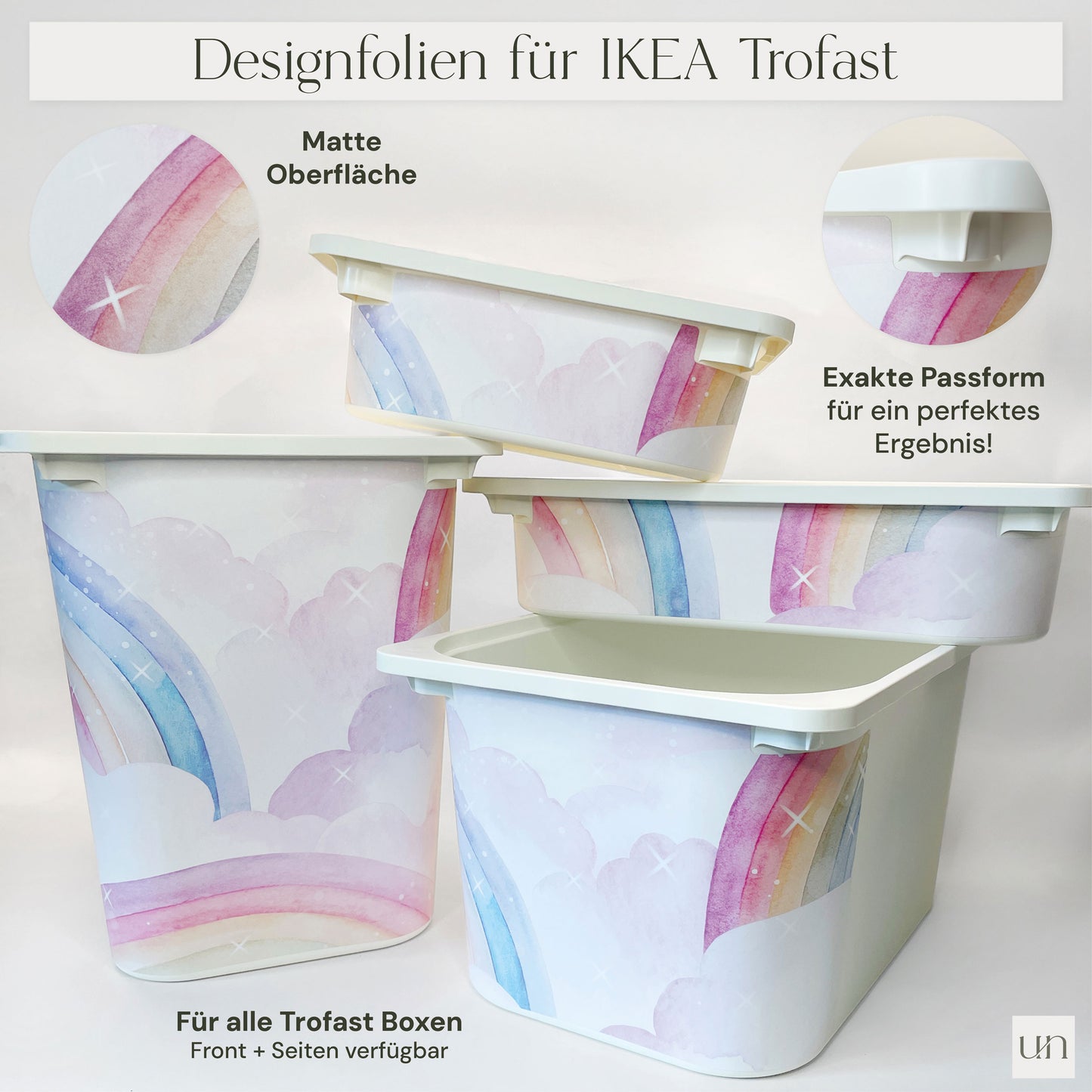 Möbelfolie für IKEA Trofast - Vintage Flower Border