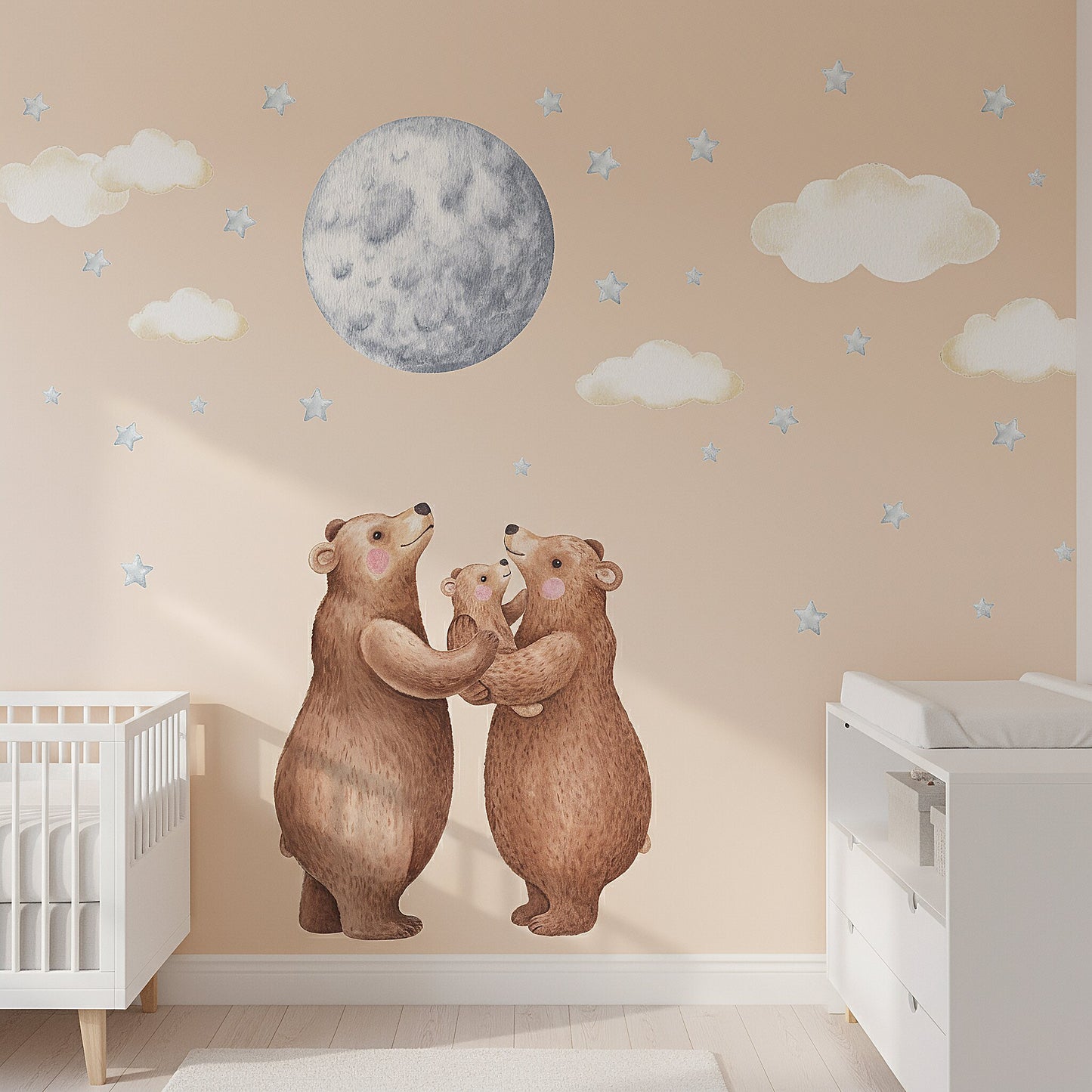 Wandsticker Mondbären