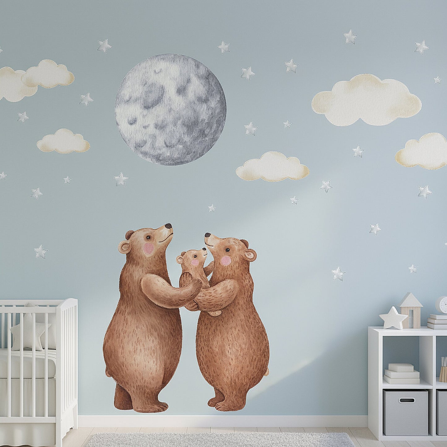 Wandsticker Mondbären